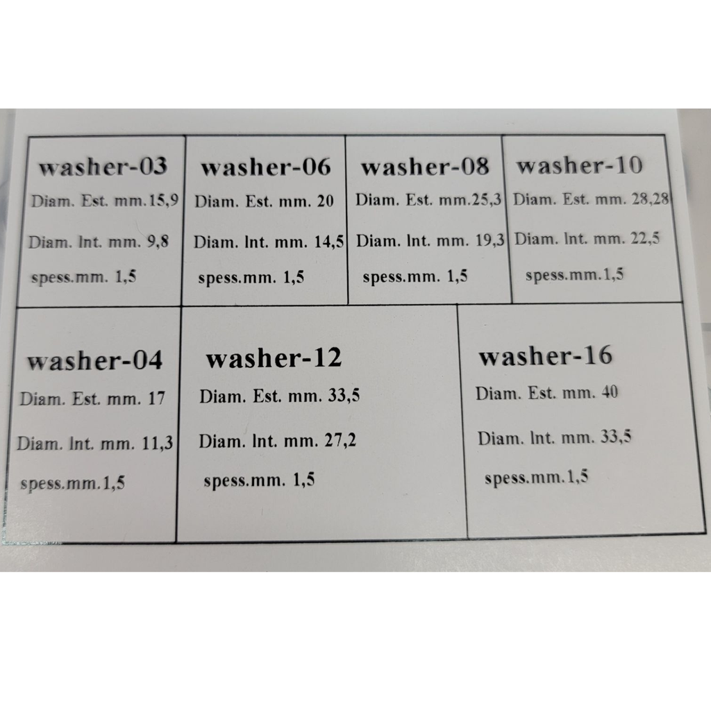 Assorted Aluminum Crush Washer Kit - BOX-11