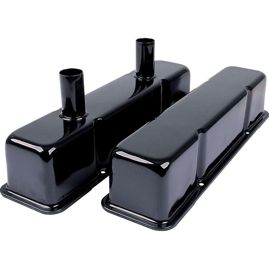 SBC Black Steel Valve Covers - G7215P