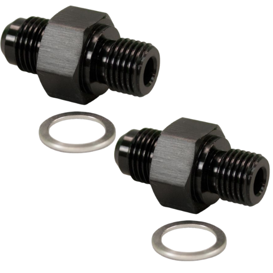 GM Transmission Cooler Line Adapter -6 AN to 1/4 NPSM, 2 Pack - 710-06-2