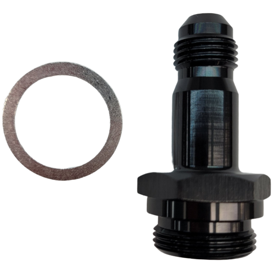 Holley Carburetor Long -6 Fitting Black - A7862BLK