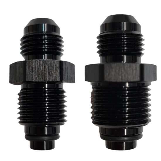 Aluminum Steering Box Adapter Kit 16mm and 18mm O-ring to -6AN - PSP126A