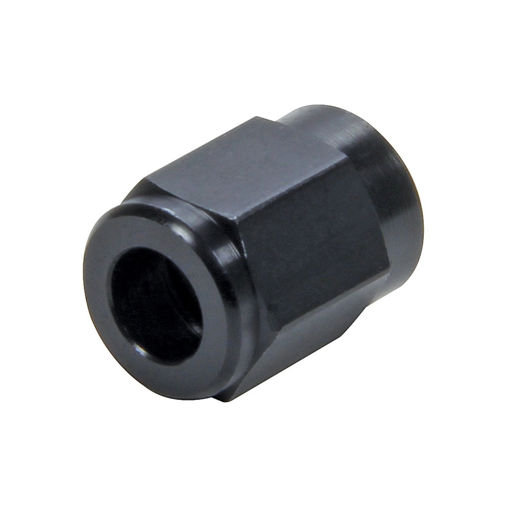 Tube Nut, -3 AN, Black - 8183BLK