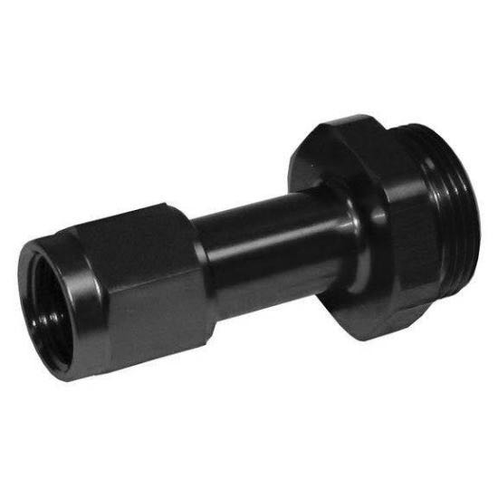 Aluminum Female Flare Carb Fitting -6 Black - 916-6-78BLK