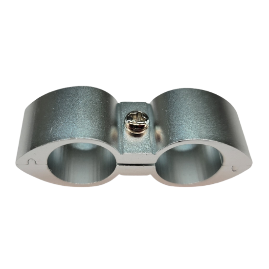 Aluminum Line Separator -6AN, Silver - 206S