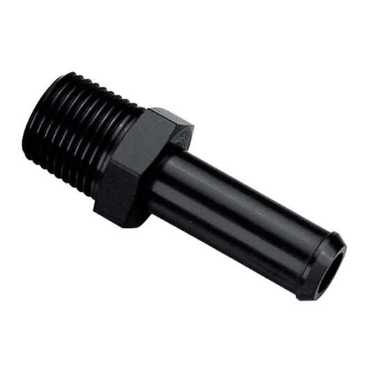 Barb Fitting 3/8" NPT to 1/2" Hose, Black - 22107BLK