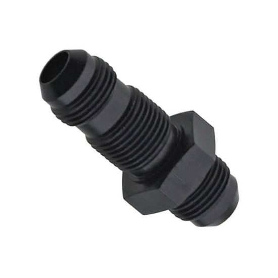 Bulkhead Union -12 Black - 2075BLK