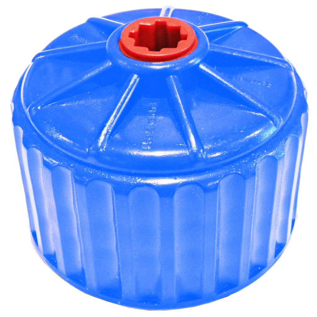 DIS, Blue Replacement Utility Jug Lid w/ Hose Adapter