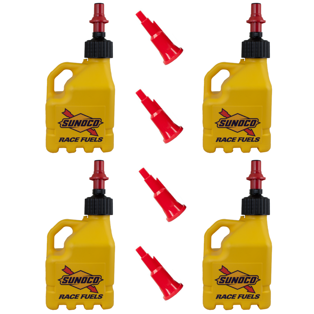 3 Gallon Jug, Ventless, w/ Fastflo Lid, 4 Pack, Yellow - R3104YL-FF