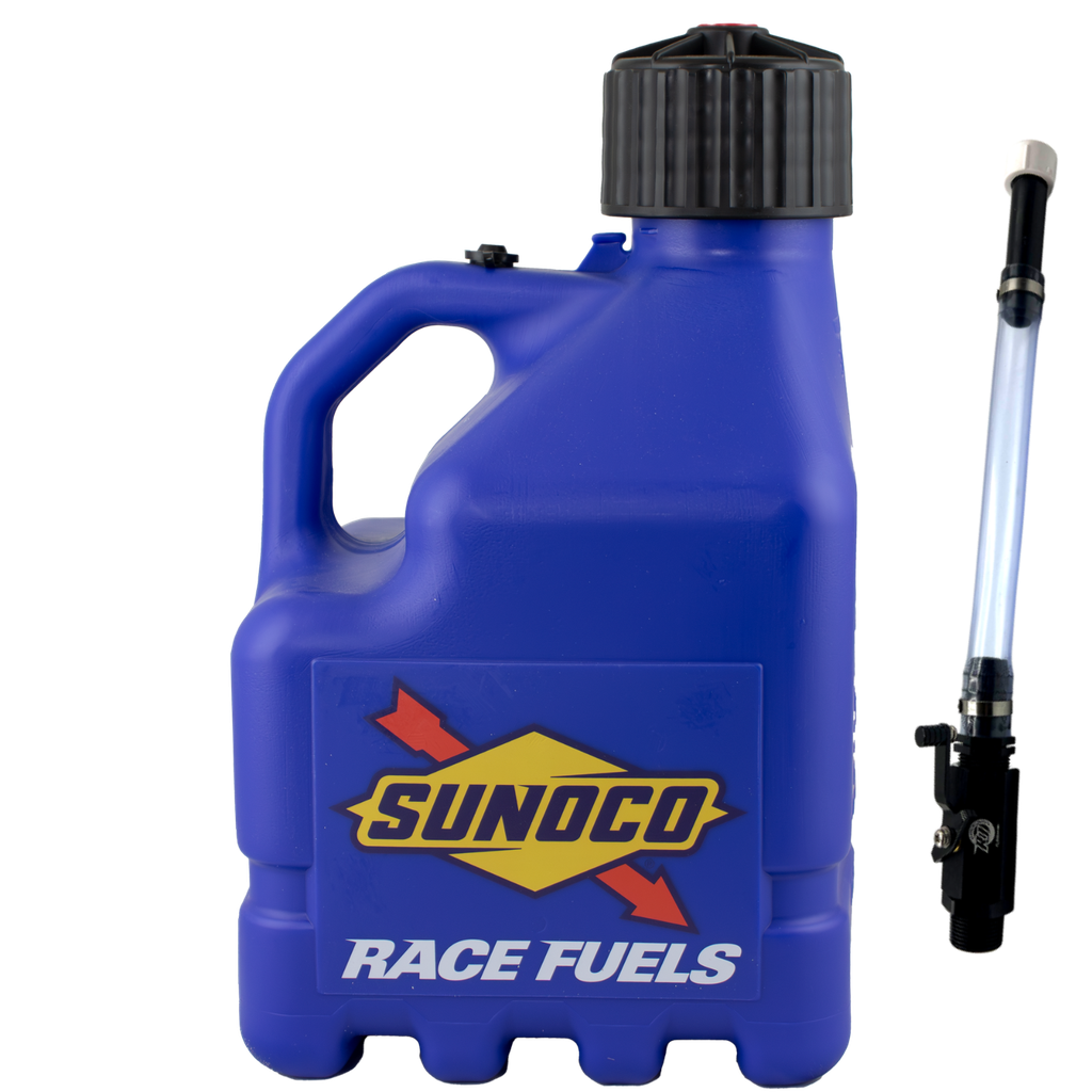 3 Gallon Jug, Vented, w/ Aluminum Valve Hose, Blue - R3001BL-4045