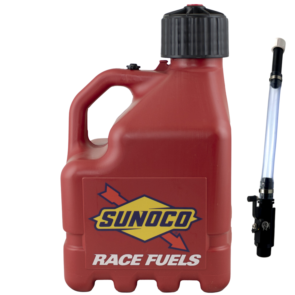 3 Gallon Jug, Vented, w/ Aluminum Valve Hose, Red - R3001RD-4045