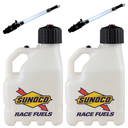 3 Gallon Jug, Vented, w/ Aluminum Valve Hose, 2 Pack, Clear - R3002CL-4045