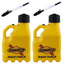 3 Gallon Jug, Vented, w/ Aluminum Valve Hose, 2 Pack, Yellow - R3002YL-4045