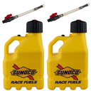 3 Gallon Jug, Vented, w/ Plastic Valve Hose, 2 Pack, Yellow - R3002YL-5226