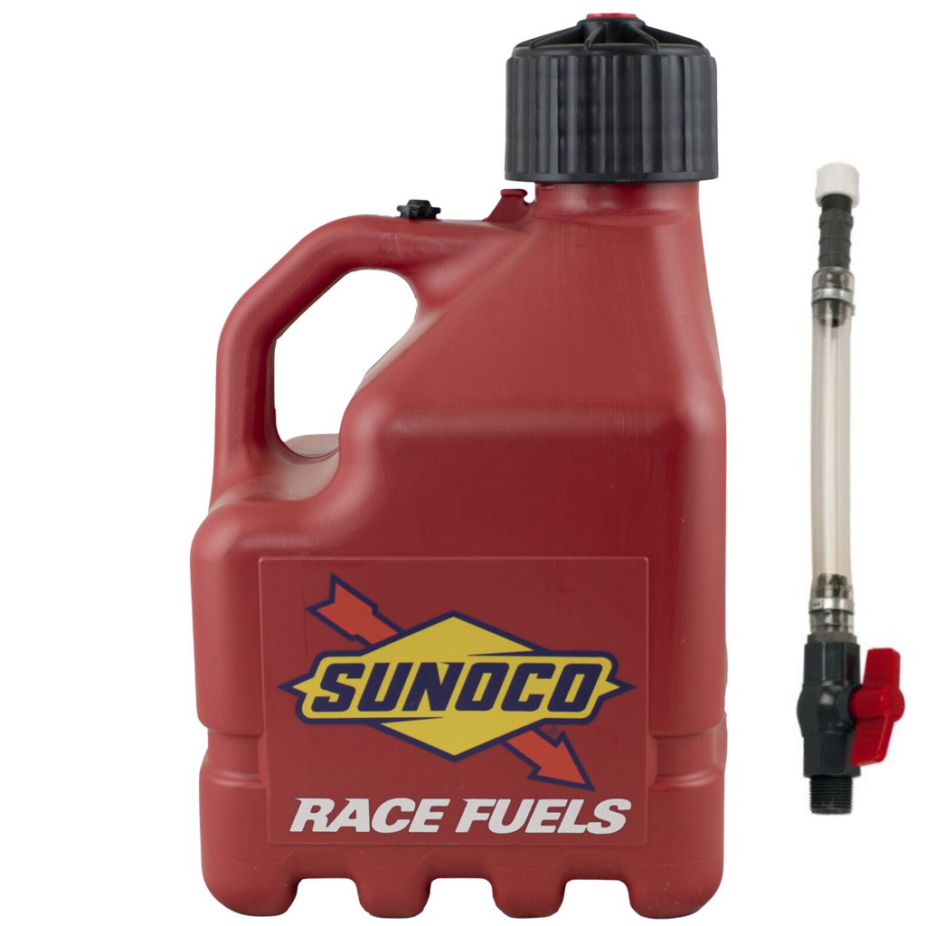 3 Gallon Jug, Vented, w/ Plastic Valve Hose, Red - R3001RD-5226