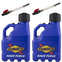 3 Gallon Jug, Vented, w/ Plastic Valve Hose, 2 Pack Blue - R3002BL-5226