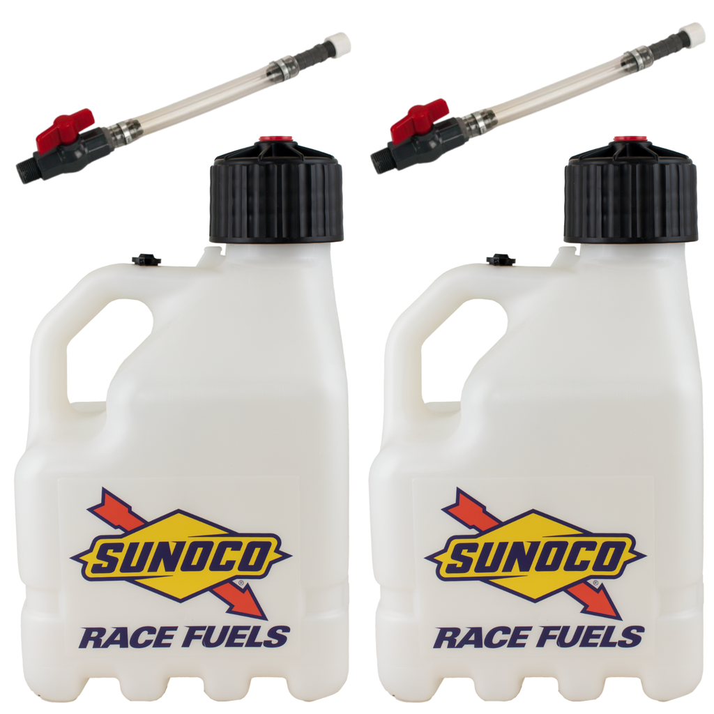 3 Gallon Jug, Vented, w/ Plastic Valve Hose, 2 Pack, Clear - R3002CL-5226