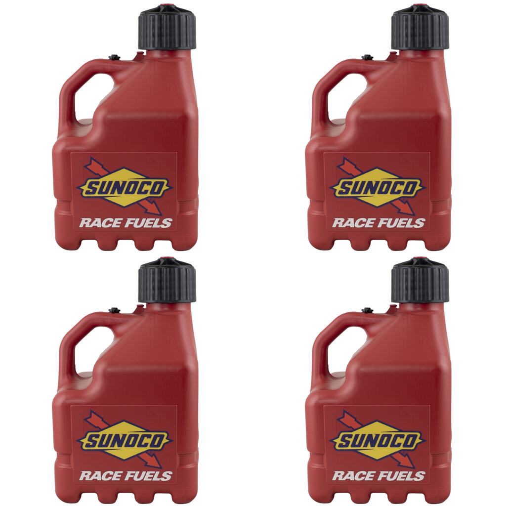 3 Gallon Jug, Vented, 4 Pack, Red - R3004RD