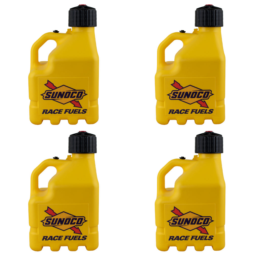 3 Gallon Jug, Vented, 4 Pack, Yellow - R3004YL