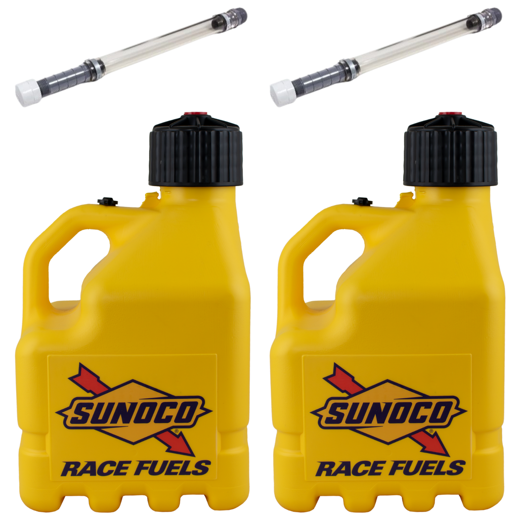 3 Gallon Jug, Vented, w/ Deluxe Hose, 2 Pack, Yellow - R3002YL-3044