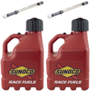 3 Gallon Jug, Vented, w/ Deluxe Hose, 2 Pack, Red - R3002RD-3044