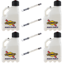 3 Gallon Jug, Vented, w/ Deluxe Hose, 4 Pack, Clear - R3004CL-3044