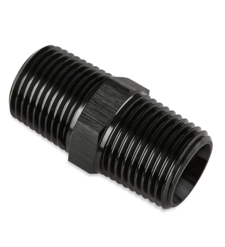 1/4" NPT to 1/4" NPT Male Fitting Black - 911-04BLK