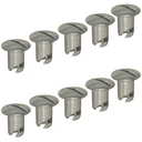 Dzus Buttons, Steel, .500 Long, 10 Pack - 6500-10