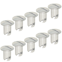 Dzus Buttons, Aluminum, .500 Long, 10 Pack - A6500-10