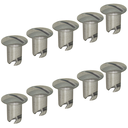 Dzus Buttons, Steel, .400 Long, 10 Pack - 6400-10