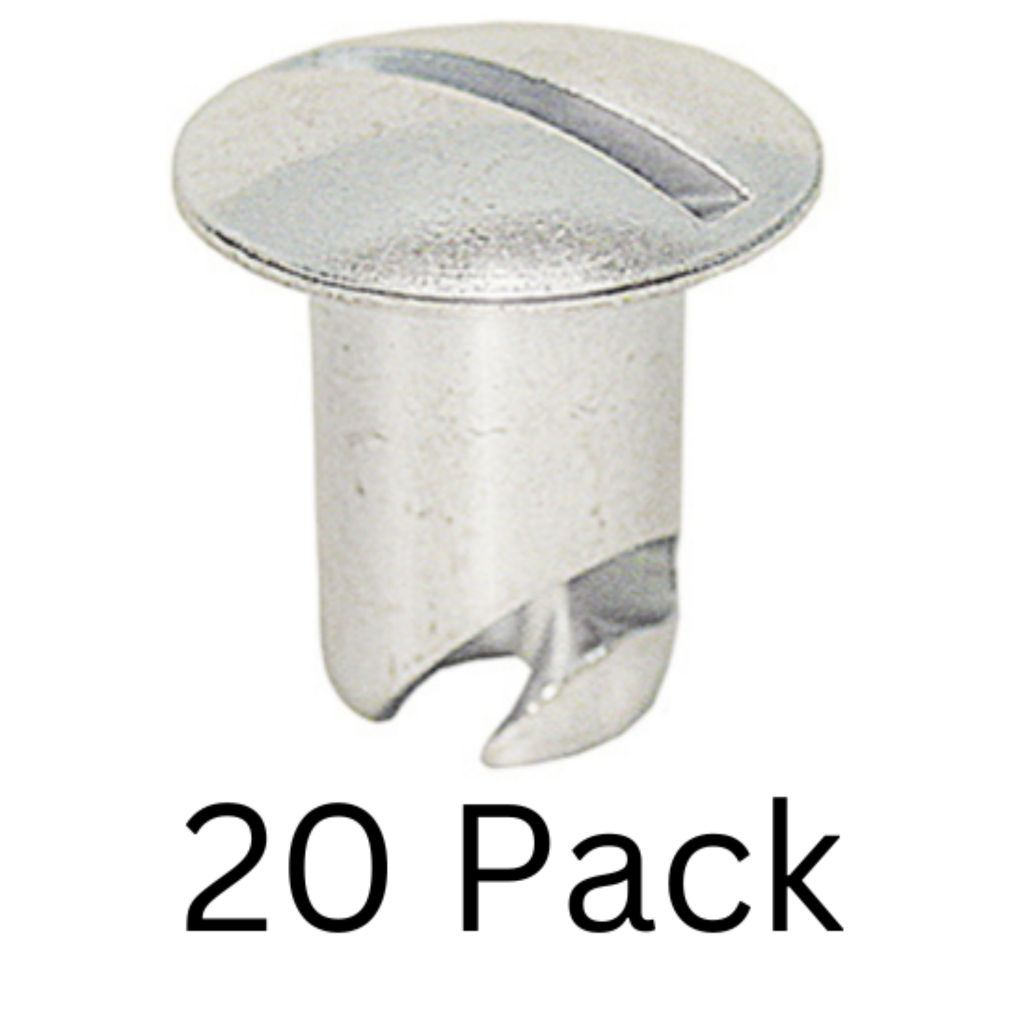 Dzus Buttons, Aluminum, .500 Long, 20 Pack - A6500-20