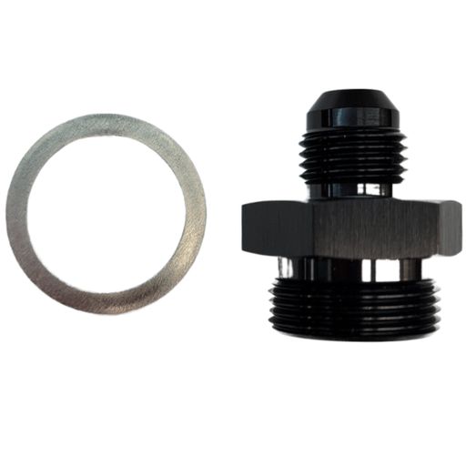 [PRFA7861BLK] Holley Carburetor Short -6 Fitting Black - A7861BLK