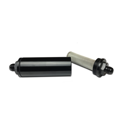 [PFSFF-14710] In-line Fuel Filter AN -10 Black - FF-14710