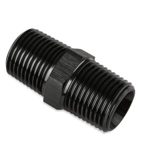[PRF911-06BLK] 3/8" NPT to 3/8" NPT Male Fitting Black - 911-06BLK
