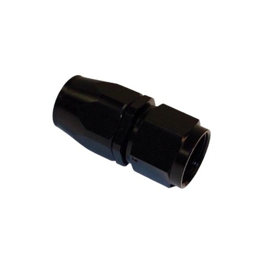 [PRF1013BLK] Aluminum Straight Reuseable Fitting, -8 - 1013BLK