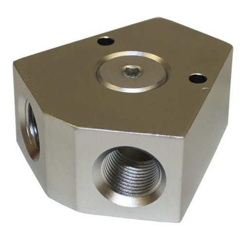 [PRF12Y] Aluminum Inline Y Block 1/2" NPT - 12Y