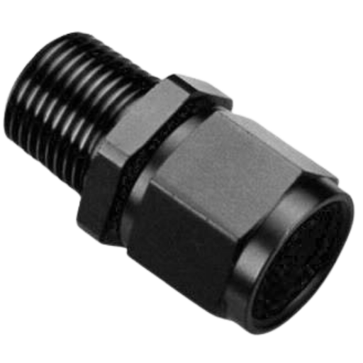 [PRF22201BLK] Female Flare AN -10 to 1/2" Pipe Black - 22201BLK