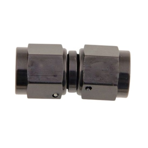 [PRF2916BLK] Female Flare Swivel Straight -8 Black - 2916BLK