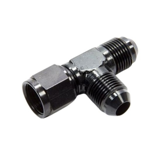 [PRF22924BLK] Female Run Tee Adapter AN -8 Black - 22924BLK