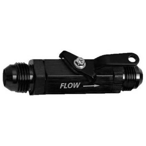 [PRF72-08BLK] Shut Off Valve -8 AN, Black - 72-08BLK