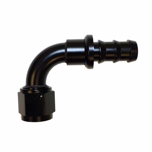 [PRF1535BLK] Push-On Hose Fitting, 90 Degree -12 Black - 1535BLK