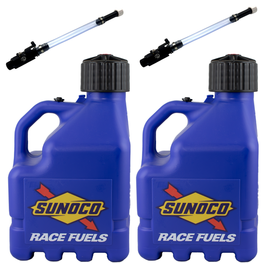 [RAJR3002BL-4045] 3 Gallon Jug, Vented, w/ Aluminum Valve Hose, 2 Pack, Blue - R3002BL-4045