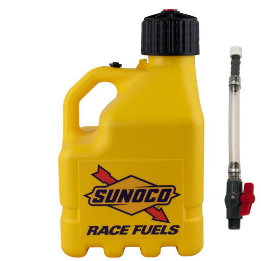 [RAJR3001YL-5226] 3 Gallon Jug, Vented, w/ Plastic Valve Hose, Yellow - R3001YL-5226