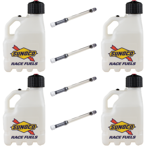 [RAJR3004CL-3044] 3 Gallon Jug, Vented, w/ Deluxe Hose, 4 Pack, Clear - R3004CL-3044