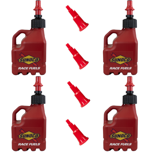 [RAJR3104RD-FF] 3 Gallon Jug, Ventless, w/ Fastflo Lid, 4 Pack, Red - R3104RD-FF