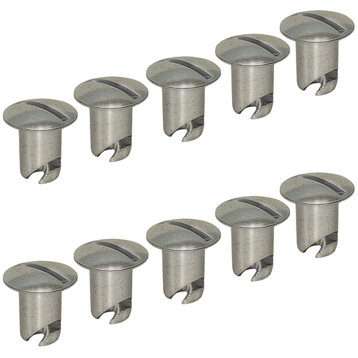 [PRP6500-10] Dzus Buttons, Steel, .500 Long, 10 Pack - 6500-10
