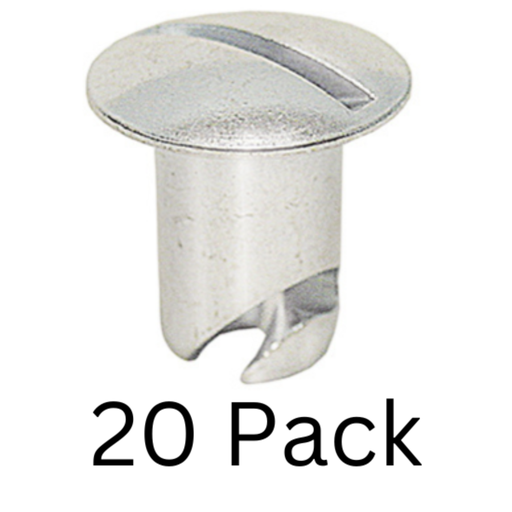 [PRPA6500-20] Dzus Buttons, Aluminum, .500 Long, 20 Pack - A6500-20